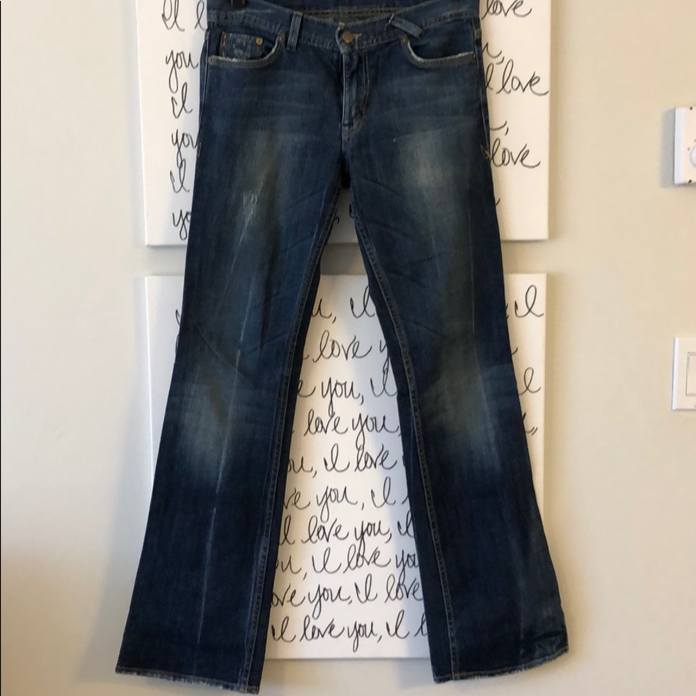 Armani Exchange bootcut denim